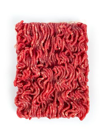 sumners (artist) - Photo of fresh ground beef on white background. Stock Photo - Budget Royalty-Free & Subscription, Code: 400-06953097