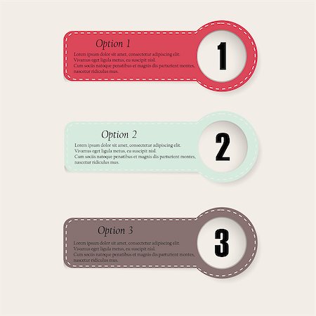 Set of colourfull infographics options banner or template for your design Photographie de stock - Aubaine LD & Abonnement, Code: 400-07034536