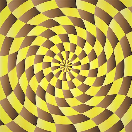 Abstract yellow-brown shading background illustration of twisty stripes with a radial gradient Stock Photo - Budget Royalty-Free & Subscription, Code: 400-07035206