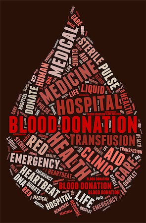 platelets - Blood donation pictogram with blood red wordings on red background Stock Photo - Budget Royalty-Free & Subscription, Code: 400-07044488