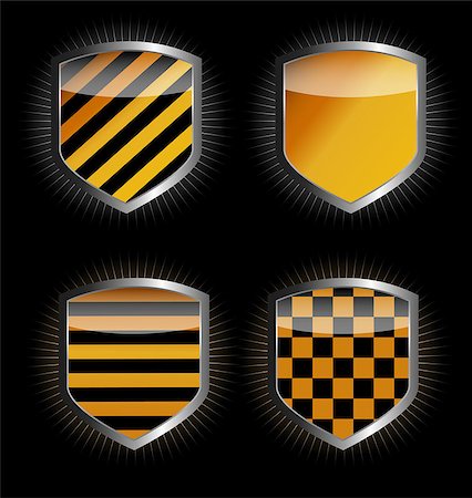 Protect  shield vector illustration Stock Photo - Budget Royalty-Free & Subscription, Code: 400-07055756