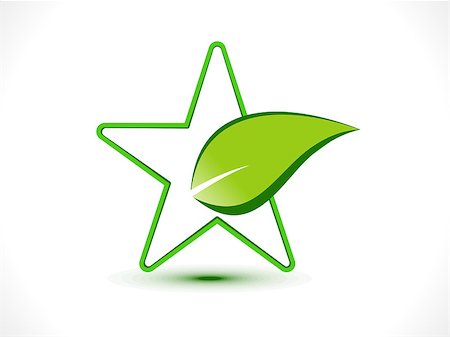 stars in net - abstract eco star icon vector illustration Stock Photo - Budget Royalty-Free & Subscription, Code: 400-07055781