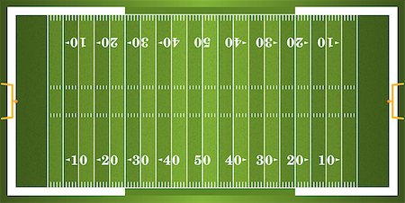 pigskin - A vector grass textured American football field. EPS 10. File contains transparencies. Stock Photo - Budget Royalty-Free & Subscription, Code: 400-07052882