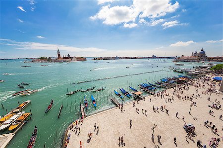 simsearch:400-08093706,k - Panoramic view of famous Canal Grande in Venice, Italy, Europe Stock Photo - Budget Royalty-Free & Subscription, Code: 400-07061338