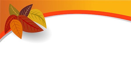 simsearch:400-05256623,k - Autumn leaves vector illustration Photographie de stock - Aubaine LD & Abonnement, Code: 400-07061622