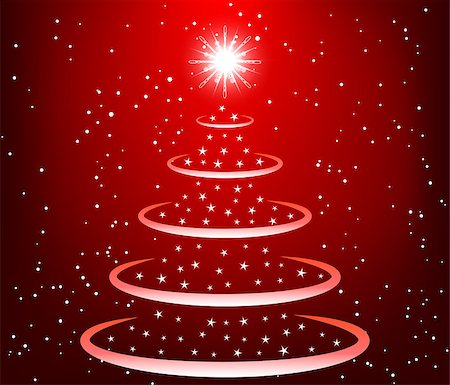 Christmas tree background Stock Photo - Budget Royalty-Free & Subscription, Code: 400-07062191