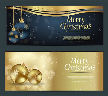 Set of cards with Christmas BALLS, stars and snowflakes,vector  illustration Stock Photo - Budget Royalty-Free & Subscription, Code: 400-07062476