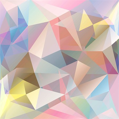 simsearch:400-06928070,k - graphic geometric pattern with different colored triangles Stock Photo - Budget Royalty-Free & Subscription, Code: 400-07087769