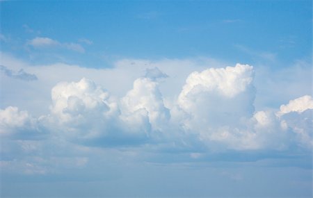 simsearch:400-07661289,k - White clouds in blue sky. Stock Photo - Budget Royalty-Free & Subscription, Code: 400-07087865