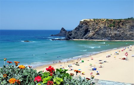 Beach of Odeceixe village, Portugal Stock Photo - Budget Royalty-Free & Subscription, Code: 400-07088959