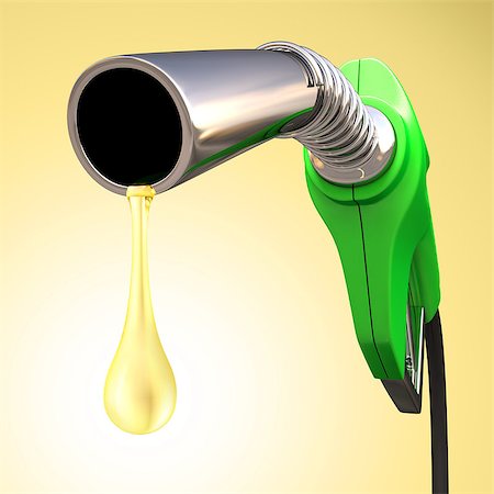 Gas pump with a drop of gasoline fuel. Stock Photo - Budget Royalty-Free & Subscription, Code: 400-07096084