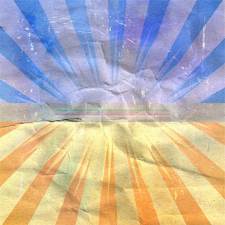 deformation - bright abstract background with rays on a crumpled paper Stock Photo - Budget Royalty-Free & Subscription, Code: 400-07097266