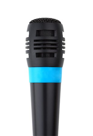 simsearch:400-04278064,k - Microphone. Closeup, isolated on white Stock Photo - Budget Royalty-Free & Subscription, Code: 400-07099044