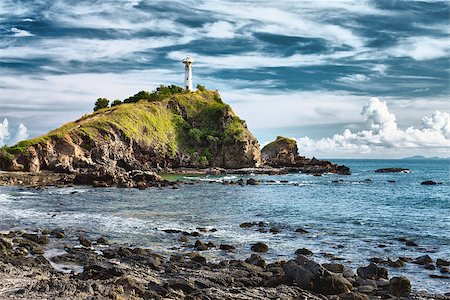 simsearch:400-05745636,k - lighthouse on a cliff, Koh Lanta, Krabi, Thailand Stock Photo - Budget Royalty-Free & Subscription, Code: 400-07091073