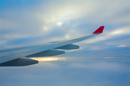 planes flying above the clouds - Air travel Stock Photo - Budget Royalty-Free & Subscription, Code: 400-07093198