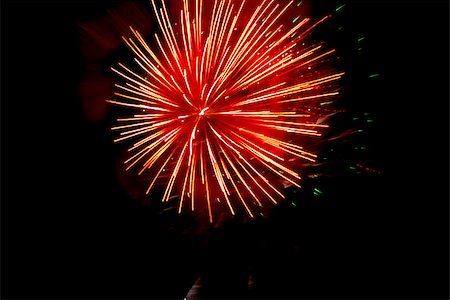 simsearch:400-06745167,k - Fireworks on the dark sky during the night of the feast. Stock Photo - Budget Royalty-Free & Subscription, Code: 400-07093768