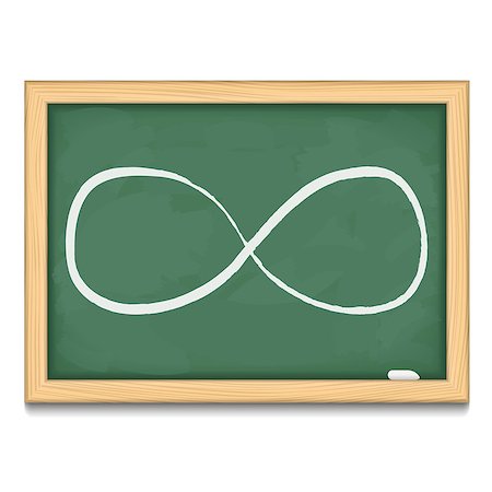 simsearch:400-07418602,k - Infinity symbol on blackboard, vector eps10 illustration Stock Photo - Budget Royalty-Free & Subscription, Code: 400-07104224