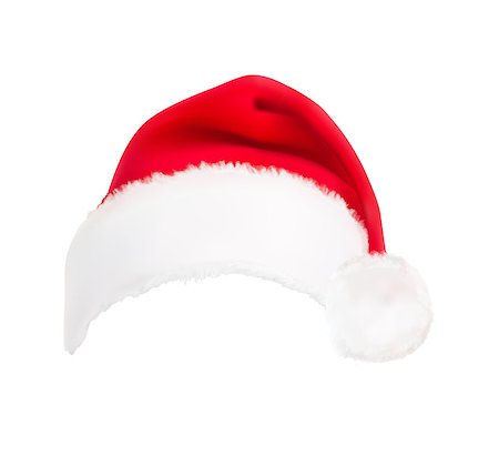 simsearch:400-08491819,k - red santa hat. Vector. Photographie de stock - Aubaine LD & Abonnement, Code: 400-07105511