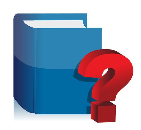 question mark symbol - Question Book - unknown content illustration Stock Photo - Budget Royalty-Free & Subscription, Code: 400-07106284