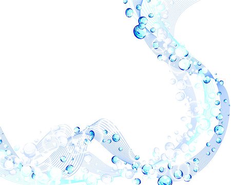 simsearch:400-05359029,k - Water ripple background with bubbles. Vector illustration with transparency and meshes  EPS 10. Photographie de stock - Aubaine LD & Abonnement, Code: 400-07106481