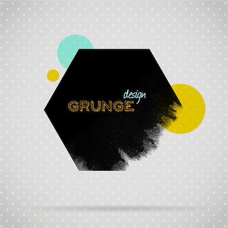 paint drop background - Vector illustration of Grunge background Stock Photo - Budget Royalty-Free & Subscription, Code: 400-07102625