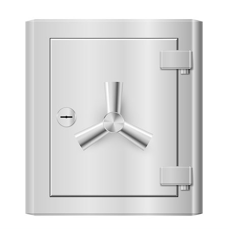 simsearch:400-05913816,k - Steel safe. Illustration on white background for design Stock Photo - Budget Royalty-Free & Subscription, Code: 400-07114634