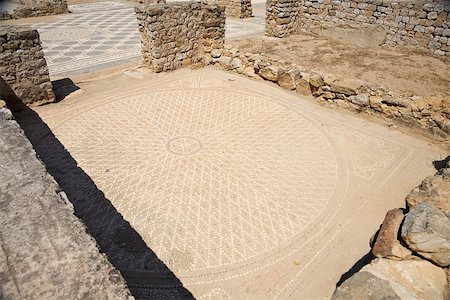 roman mosaics patterns - public ruins of Empuries ancient greek and roman city at Catalunya Spain Stock Photo - Budget Royalty-Free & Subscription, Code: 400-07111884