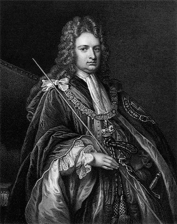 simsearch:400-05685013,k - Robert Harley, 1st Earl of Oxford and Earl Mortimer (1661-1724) on engraving from 1830. British politician and statesman. Engraved by W.T.Mote and published in ''Portraits of Illustrious Personages of Great Britain'',UK,1830. Stock Photo - Budget Royalty-Free & Subscription, Code: 400-07112549