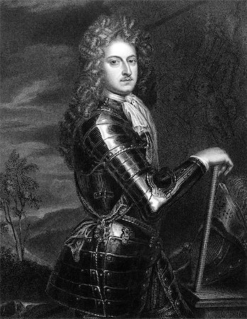 simsearch:400-05685013,k - William Cavendish, 1st Duke of Devonshire (1640-1707) on engraving from 1830. English soldier and politician. Engraved by W.Finden and published in ''Portraits of Illustrious Personages of Great Britain'',UK,1830. Stock Photo - Budget Royalty-Free & Subscription, Code: 400-07112571