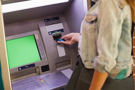 simsearch:400-05670020,k - Student withdrawing cash at an ATM Stock Photo - Budget Royalty-Free & Subscription, Code: 400-07142145
