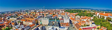 simsearch:400-07771401,k - City of Zagreb, capital of Croatia panoramic view Photographie de stock - Aubaine LD & Abonnement, Code: 400-07167181