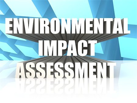 environmental impact - Rendered 3D illustrated image of Environmental Impact Assessment Stock Photo - Budget Royalty-Free & Subscription, Code: 400-07168270