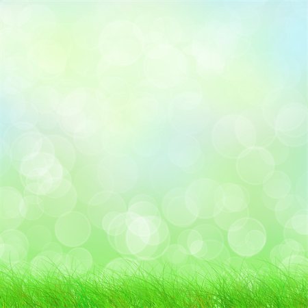 Blue sky, clouds green field grunge background Stock Photo - Budget Royalty-Free & Subscription, Code: 400-07168399