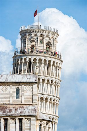 simsearch:400-05672489,k - Picture of the Leaning Tower of Pisa at the Miracles place in Italy, Europe Stock Photo - Budget Royalty-Free & Subscription, Code: 400-07178911