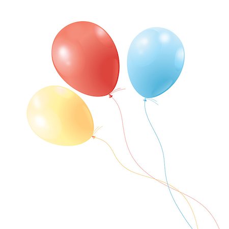 simsearch:400-06928070,k - brightly colored balloons on a white background Stock Photo - Budget Royalty-Free & Subscription, Code: 400-07178946