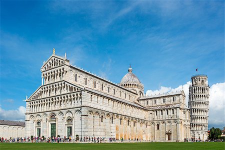 simsearch:400-05672489,k - Picture of the famous cathedral and leaning tower in Pisa, Tuscany, Italia Stock Photo - Budget Royalty-Free & Subscription, Code: 400-07170606