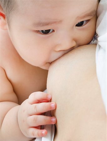 Close up Asian mother breast feeding baby boy.  Mother and baby Stock Photo - Budget Royalty-Free & Subscription, Code: 400-07171485