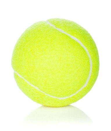 simsearch:400-04833689,k - Tennis ball. Isolated on white background Stock Photo - Budget Royalty-Free & Subscription, Code: 400-07172272