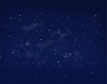 star silhouette background - Stars in a night blue sky background Stock Photo - Budget Royalty-Free & Subscription, Code: 400-07172772