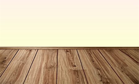Vector wood. Wooden floor and wall. Room interior. Stock Photo - Budget Royalty-Free & Subscription, Code: 400-07209470