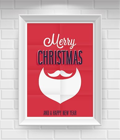 simsearch:400-07222092,k - Vintage Christmas Poster. Vector illustration. Stock Photo - Budget Royalty-Free & Subscription, Code: 400-07215477