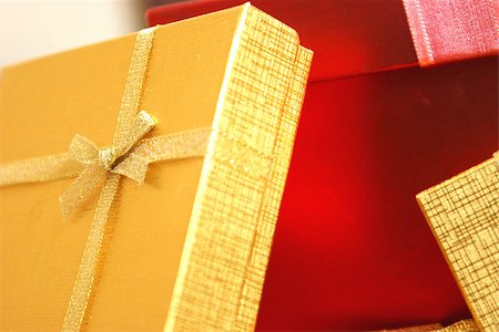 simsearch:400-04499144,k - A closeup of a few Christmas gifts for the holiday season. Stock Photo - Budget Royalty-Free & Subscription, Code: 400-07215881