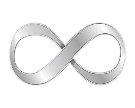 simsearch:400-07418602,k - Metallic infinity symbol, vector eps10 illustration Stock Photo - Budget Royalty-Free & Subscription, Code: 400-07218171