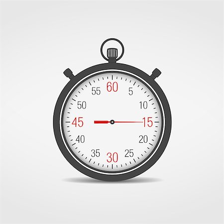 simsearch:400-08494984,k - Stopwatch icon, vector eps10 illustration Stock Photo - Budget Royalty-Free & Subscription, Code: 400-07218181