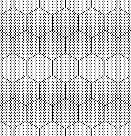 Hexagons texture. Seamless geometric pattern. Vector art. Stock Photo - Budget Royalty-Free & Subscription, Code: 400-07218211