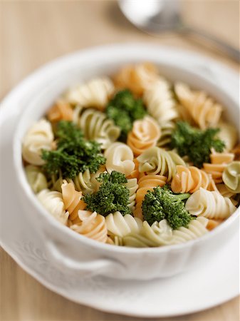 close up of a bowl of pasta salad Stock Photo - Budget Royalty-Free & Subscription, Code: 400-07219419