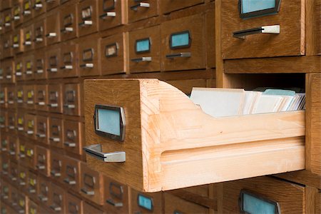 simsearch:400-06072564,k - Old archive with wooden drawers Stock Photo - Budget Royalty-Free & Subscription, Code: 400-07211874