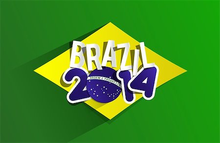 simsearch:400-07544917,k - Creative World Cup Brazil 2014 vector illustration Stock Photo - Budget Royalty-Free & Subscription, Code: 400-07213828
