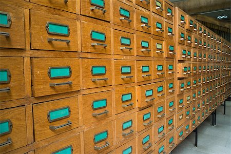 simsearch:400-06072564,k - Old archive with wooden drawers Stock Photo - Budget Royalty-Free & Subscription, Code: 400-07244782