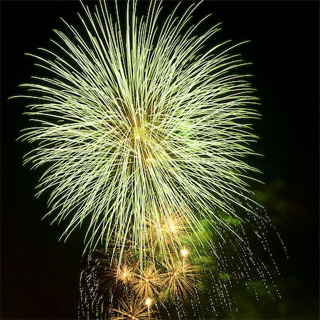 simsearch:400-06745167,k - Brightly colorful fireworks and salute of various colors in the night sky Stock Photo - Budget Royalty-Free & Subscription, Code: 400-07248885